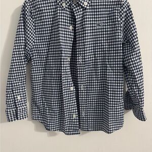 Vineyard Vines Blue and White Casual Button Down Shirt